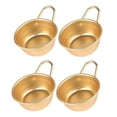 thumbnail image 1 of 4pcs Makgeolli Bowls Aluminum Korean Traditional Bowls For Korean Raw Rice Wine, 1 of 5