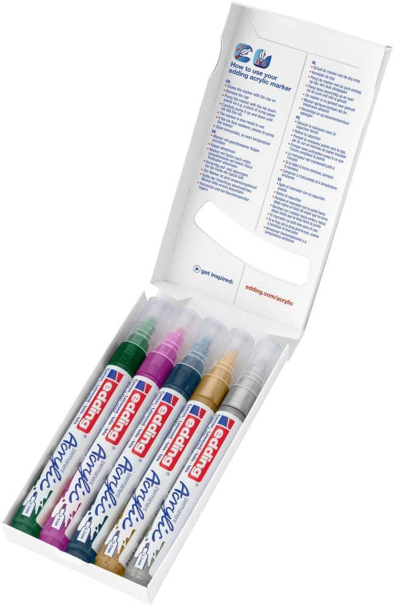 5100 Acrylic Marker Med Set/5 Festv