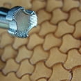 thumbnail image 3 of Leather Stamping Tool, Small Tri-Weave Stamp, E684-S, Leather Stamping Tool Stamp, Craft Japan Leathercraft Tool, 3 of 6