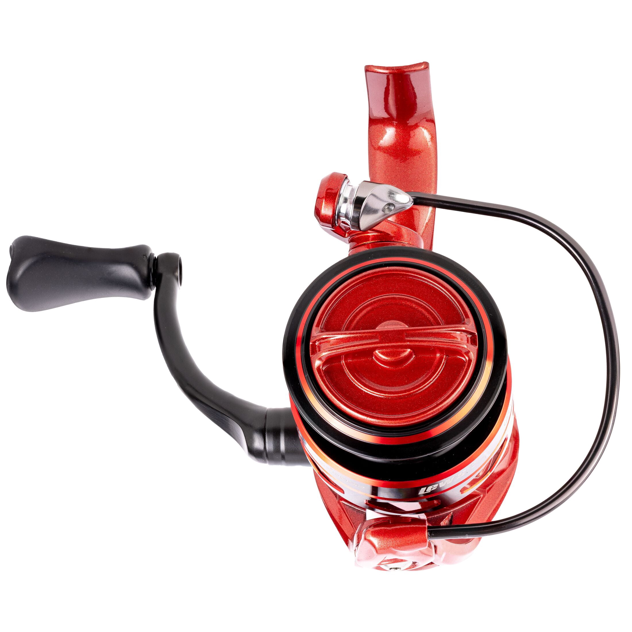 Lew’s KVD Elite Spinning Fishing Reel, Size 300, 6.2:1 Gear Ratio, 6+1 Bearings, Shallow Spool