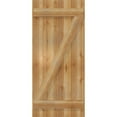 thumbnail image 5 of 21 1/2"W X 48"H Timbercraft Four 5 3/8" Boards Joined Board-N-Batten Shutters W/Z-Bar, Rough Sawn Western Red Cedar (Per Pair), 5 of 13