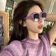 thumbnail image 3 of Classic Sun Glasses Shades Tinted Square Frame Sun Protection Retro Style Shades Outdoor Eyewear for Men and Women, 3 of 5