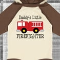 thumbnail image 4 of Inktastic Daddy's Little Firefighter Boys or Girls Long Sleeve Baby Bodysuit, 4 of 5