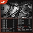 thumbnail image 3 of A-Premium 95.02 Inch Serpentine Belt Compatible with Chevy, GMC, Cadillac, Jeep, Olds, Saab, Mercedes-Benz, Audi Vehicles - Express, Equinox, Tahoe, Savana, C/K Class, Terrain, A4 Quattro & More, 3 of 10