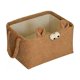 thumbnail image 2 of Cesta de almacenamiento de tela con asas – Caja decorativa para armario, habitación infantil, vestidor y organizador de juguetes – Cesta de tela suave para ropa, mantas y peluches, 2 of 6