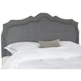 thumbnail image 2 of SAFAVIEH Skyler Retro Arched Upholstered Headboard with Nail Heads, Queen, Grey, 2 of 3