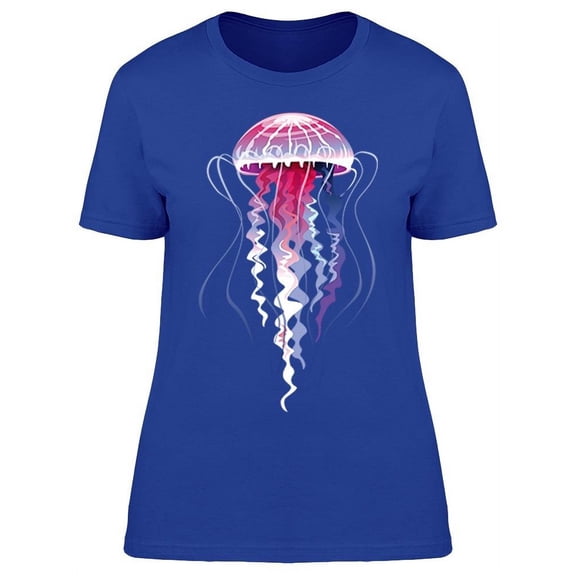 Transparent Underwater Jellyfish T-Shirt Women -Image by Shutterstock, Female x-Large