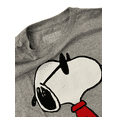 thumbnail image 2 of Peanuts Men's Officially Licensed Snoopy Spoiler Alert: I Don't Care Tee T-Shirt (Medium, Heather Gray), 2 of 2