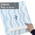 thumbnail image 6 of Nautical Blue Ocean Wave Placemats Set of 6,Wipeable Washable Table Mats for Dining Tables, Marine Theme Starfish Place Mats for Kitchen Event Party Tabletop Decor, 6 of 9
