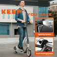 thumbnail image 5 of Kalorace Electric Scooter - 350W Motor 8.5" Solid Tires, up to 19MPH and 16Miles E Scooter for Adults, 5 of 9