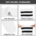 thumbnail image 5 of Kids Soccer Socks, 2 Pairs Sports Girls Boys Football Knee High Tube Socks Toddler Stripes School Uniform Stockings 3-6 Years, 5 of 5