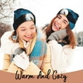 thumbnail image 4 of Lsque Night Sky Forest Bald Eagle Pattern Knitted Beanie, Unisex Winter Hat, Knit Hat Winter Beanies Thick Fisherman Beanies Cuffed Plain Skull Caps, 4 of 6