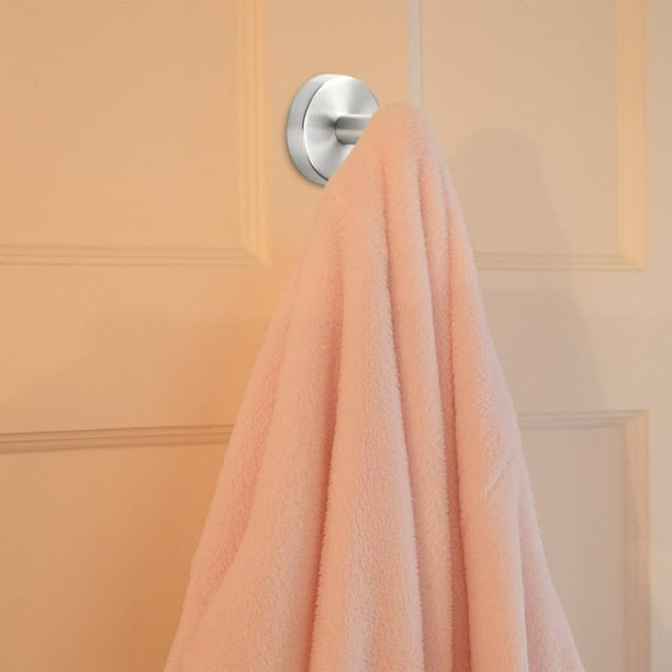 Gancho de acero inoxidable para colgar toallas en el baño, gancho de metal para colgar ropa, sombreros y bolsos, organizador multifuncional que ahorra espacio para el hogar, la cocina, la oficina y