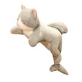 thumbnail image 2 of Precioso tiburón transformable, gato, peluche, almohada larga, algodón PP, cómodo y abrazable. 50cm, 2 of 9