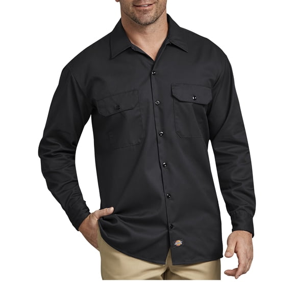 Big Men's Long Sleeve Twill Work Shirt
