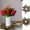 1#, variant on 12 Inch Plastic Christmas Wreath for Candle Holders, Wine Bottle Decoration, Artificial Mistletoe Garland Ring for Table, Mantel, Door & Wall Hanging, Greenery Pick for Holiday Ornament Arrangements