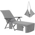 thumbnail image 1 of Lounge Chair Cover Microfiber Beach Towel Pool Lounge Chair Cover, 1 of 3