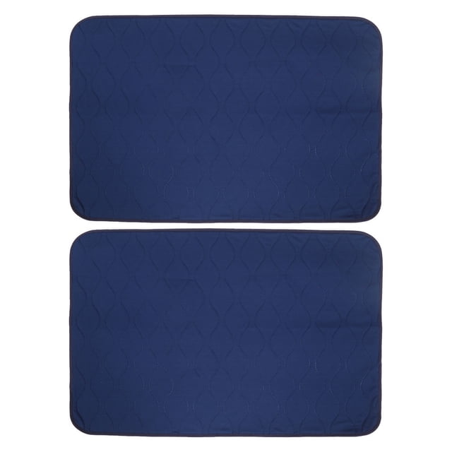 BESTYASH 2 Pcs Serviettes Urinaires Incontinence Tissu Bleu Foncé Antidérapant pour Usage Nocturne pour Femmes