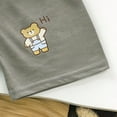 thumbnail image 2 of Eltusu Boys Cotton Athletic Shorts, Breathable Soft Loose Fit Elastic Waistband Summer Shorts Gray Size 1-2 T, 2 of 5