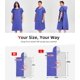 thumbnail image 2 of Towel Abahub Surf Poncho para hombre y mujer, de secado rápido, talla M, color morado, 2 of 7