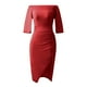 thumbnail image 4 of Moda mujer verano moda sexy sólido un hombro plisado Split Tenedor vestido Fridja  yut6604, 4 of 6