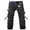 Black, variant on Tbopshirt Pants for Men Solid Multi-Pocket Washed Overalls Outdoor Casual Pants Trousers Sweatpants