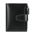 thumbnail image 5 of Women Wallet Smooth Faux Leather Zipper Closure RFID Multi Pockets Large Capacity Phone Cash Changes Storage Purse Short Card Holder, 5 of 7
