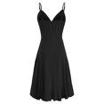 thumbnail image 2 of Drppepioner Robe Décontractée pour Femmes à Col en V d'Été, Dos Nu, Imprimée, Robe Maxi pour la Plage, 2 of 3