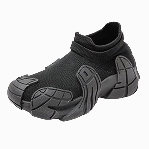 Godom Boys Shoes Slip-On Sneakers Comfortable Bungee Shoes Stylish Supportive Footwear Running Shoe