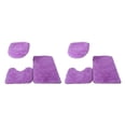 thumbnail image 4 of Juego de 3 Alfombras de baño Moyic Púrpura 2Conjunto, 4 of 6