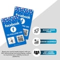 thumbnail image 5 of Carte d'Examen Facebook Réutilisable Personnalisée Tag-Tap/QR - 1 Pack Carte d'Examen Facebook Instantanée - Cartes QR Code et NFC pour Entreprises, Carte d'Examen Facebook Tap, 5 of 5