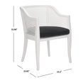thumbnail image 5 of SAFAVIEH Rina Nautical Solid Dining Chair, White, 5 of 9