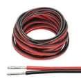 thumbnail image 1 of Cable eléctrico de 2 conductores de 10 gauge Uxcell 29.5FT rojo negro cobre estañado / flexible / silicona, 1 of 6