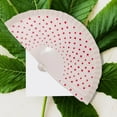thumbnail image 2 of Byfri White Spanish Double-Sided Dot Folding Hand Fan Vintage Style for Dance Photo Prop 9.06inch, 2 of 7