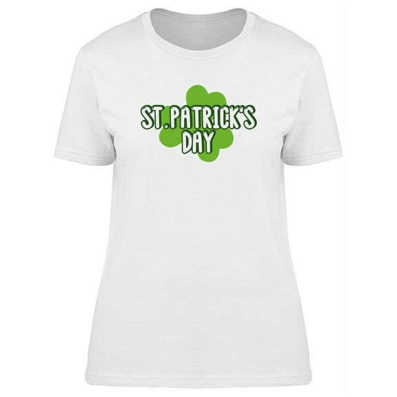 St Patricks Cool Clover Doodle T-Shirt Women -Image by Shutterstock, Female XX-Large