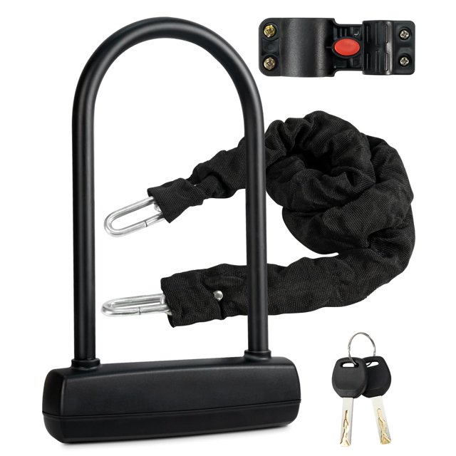 Grillete Bike U Lock Weogine de 18 mm, 120 cm, cadena de 1,5 kg