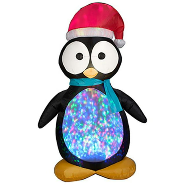 Pingouin Soufflé à l'Air de 87752 7.5 Pi avec Kaléidoscope