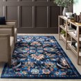 thumbnail image 4 of Mohawk Pallava Bleu Moyen Tapis, 4 of 9