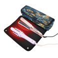 thumbnail image 3 of Hair Tool Organizer Bag with Heat Resistant Mat Removable Travel Storage Case for Hot Air Brushes Curling Irons Enchanted Ocean Scene, 3 of 8