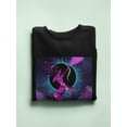 thumbnail image 3 of Artshine Sagittarius, I See Sweatshirt Women -Arvee Gibson Designs, Female Large, 3 of 4