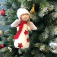thumbnail image 2 of Colgantes colgantes de Ángel de peluche de Navidad, adorno artesanal para árbol de Navidad, muñecas de Navidad, regalo para niños, decoraciones de Año Nuevo de Navidad 2025（S21 as show, 2 of 5