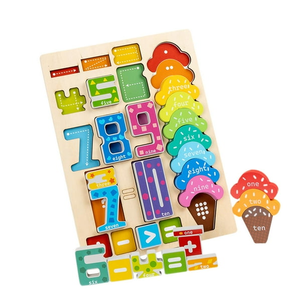 Juguetes para contar, juegos de números, material didáctico, juguetes para contar, aritmética para niños de jardín de infantes, niños y niñas, preesco