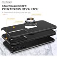 thumbnail image 6 of Galaxy A14 5G Case for Samsung Galaxy A14 5G Case  Grade Shockproof Built-in Ring Holder Kickstand Car Mount  Heavy Duty Protective Case for Galaxy A14 5G Phone Case (Black), 6 of 14