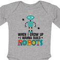 thumbnail image 4 of Inktastic Future Robot Builder Robotics Engineer Boys or Girls Long Sleeve Baby Bodysuit, 4 of 5