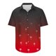 thumbnail image 4 of Blusa y camisa de manga corta con cuello vuelto Camisa casual para hombre Camisa de bolos vintage de manga corta Camisas de verano de playa cubana Camisa con botones Blusa para hombre Poliéster, 4 of 5