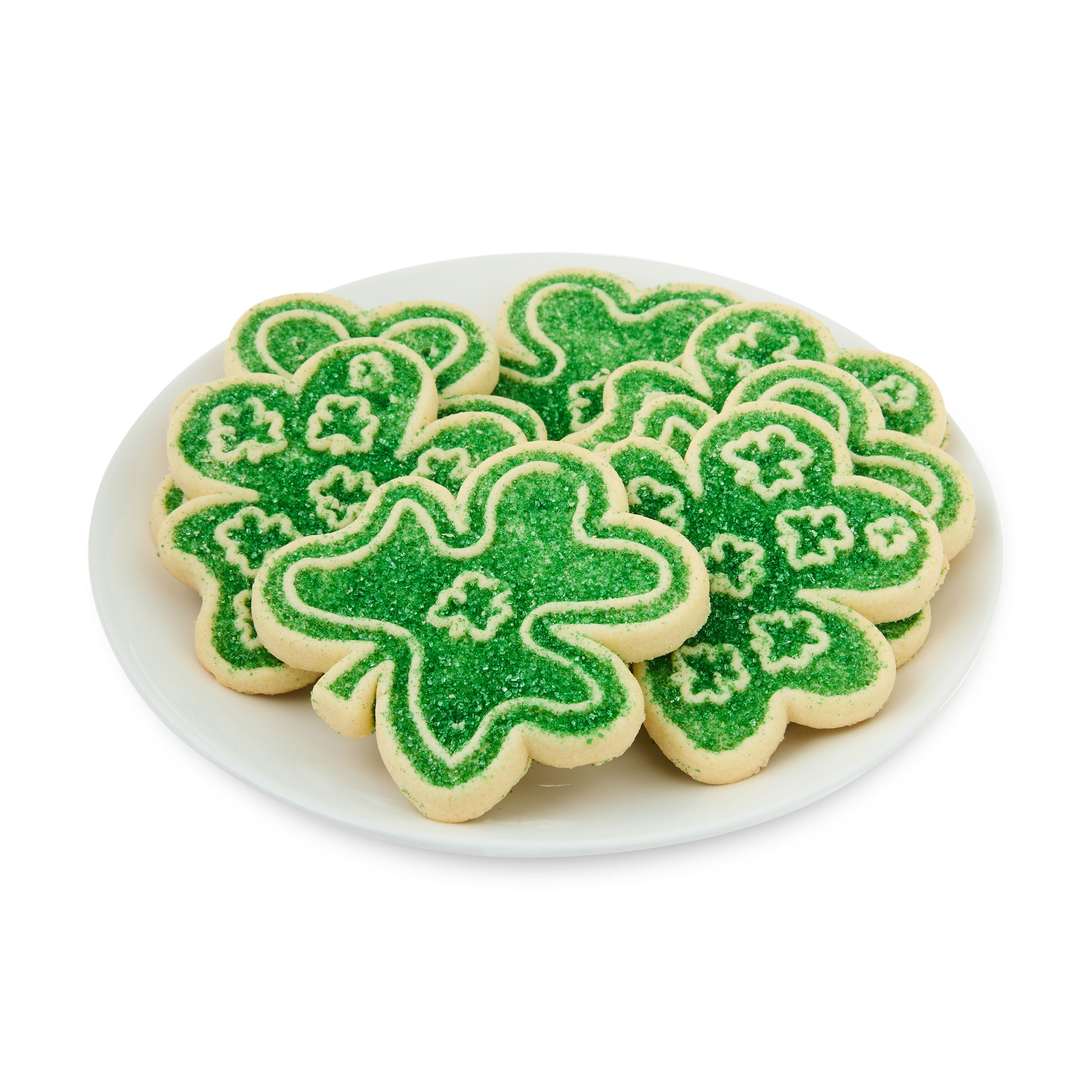 Freshness Guaranteed St. Patrick's Day Baked Shamrock Sugar Cookies, 10.9 oz, 12 Count
