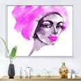 thumbnail image 3 of Designart Afro American Woman Fashion Portrait FLOAT FRAME WALL ART, 3 of 4