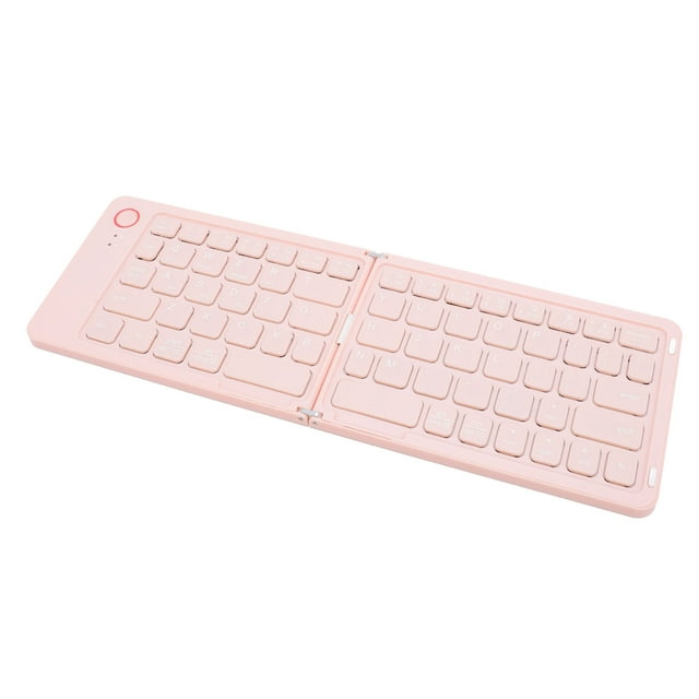 Foldable Keyboard, 67 Keys Portable Folding Keyboard, Rechargeable Ultra Slim Mini Keyboard Pocket Travel Keyboard for Smartphone Tablet Laptop