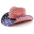 thumbnail image 3 of Cowboy Hat For Outdoor Casual Wear Western Style Outdoor Headwear for Men Women All-Season Comfort Stylish Print Design Green, 3 of 5