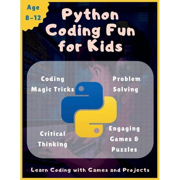 Information Technology Books Python Coding Fun For Kids: Exciting, kid-friendly projects to learn Python step by stepFun games & interactive coding c, Book 9, (Paperback)